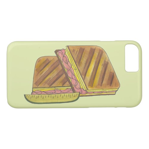 Classic Miami Cuban Sandwich Ham Pork Swiss Cheese iPhone 87 Case