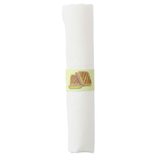 Classic Miami Cuban Sandwich Ham Pork Swiss Cheese Napkin Bands