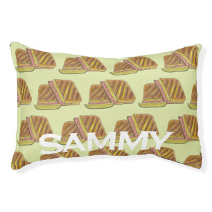 Classic Miami Cuban Sandwich Ham Pork Swiss Cheese Pet Bed