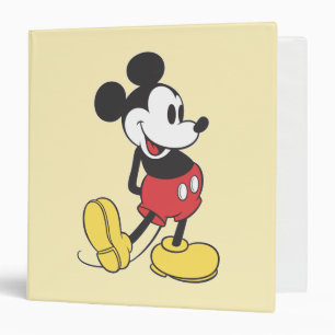Classic Mickey 3 Ring Binder