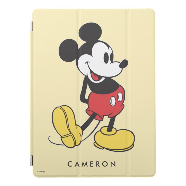 Classic Mickey | Add Your Name iPad Pro Cover (Front)