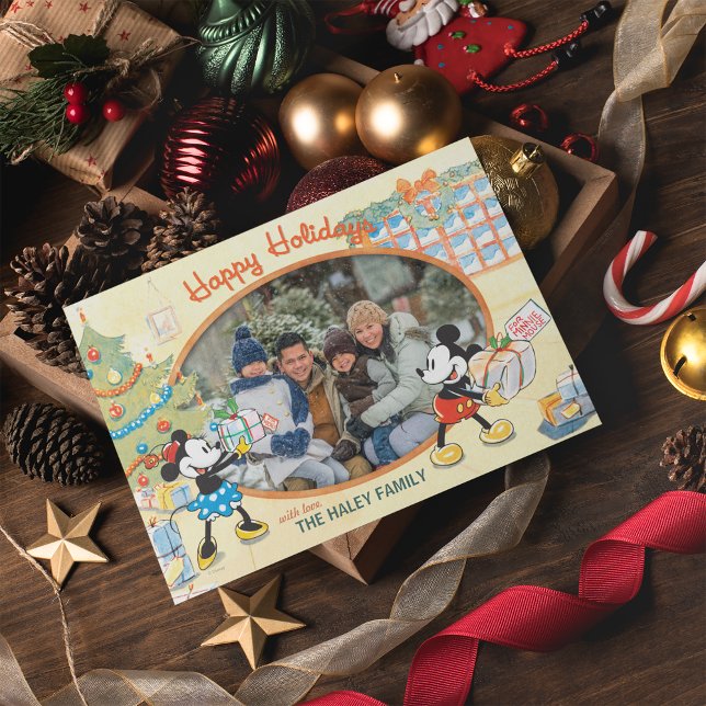 Classic Mickey and Minnie: Happy Holidays Card (Creator Uploaded)