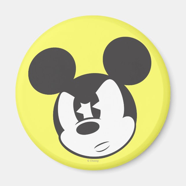 Classic Mickey | Angry Head Magnet (Front)