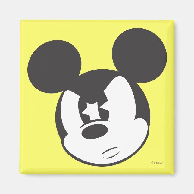 Classic Mickey | Angry Head Magnet (Front)