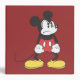 Classic Mickey Angry Pose 3 Ring Binder Zazzle
