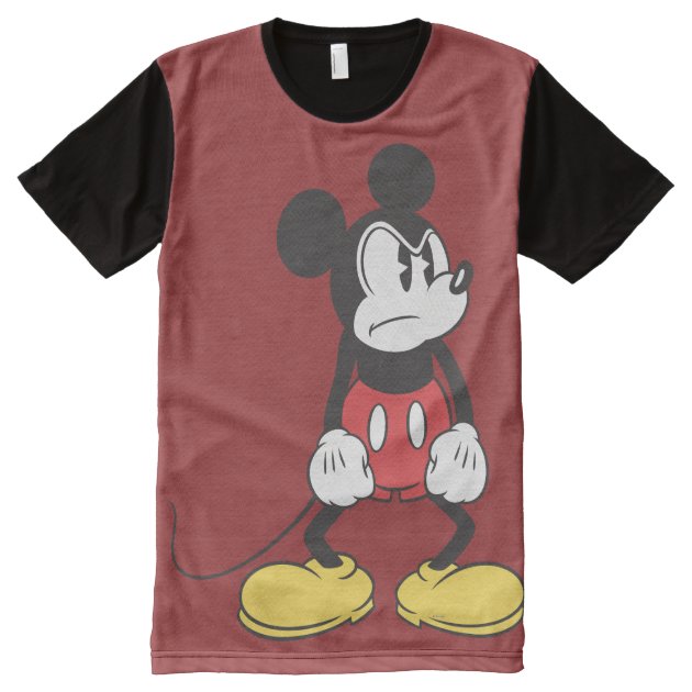 angry mickey mouse shirt