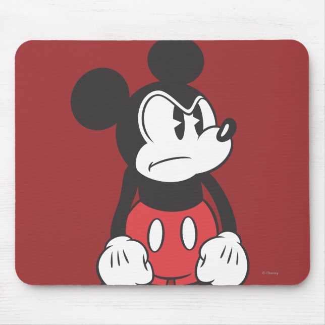 Classic Mickey | Angry Pose Mouse Pad (Front)