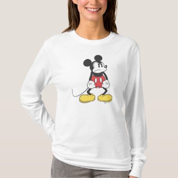 Classic Mickey | Angry Pose T-shirt by MickeyAndFriends at Zazzle
