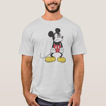 Classic Mickey | Angry Pose T-shirt by MickeyAndFriends at Zazzle