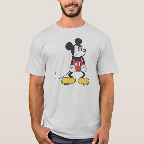 Classic Mickey  Angry Pose T_Shirt