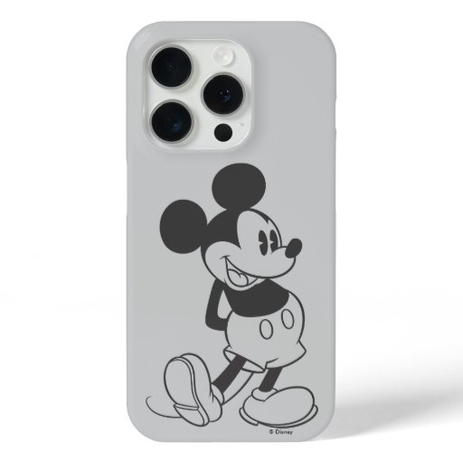 Classic Mickey | Black and White iPhone 15 Pro Case