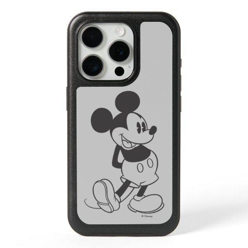 Classic Mickey | Black and White iPhone 15 Pro Case