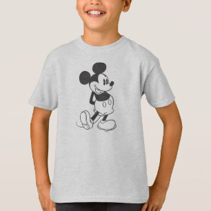 Classic Mickey Black and White T-Shirt