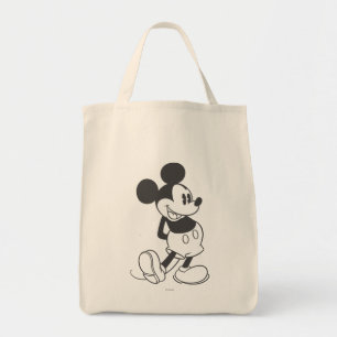 Classic Mickey Black and White Tote Bag