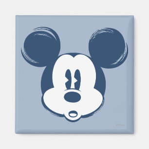 Classic Mickey Blue Head Magnet