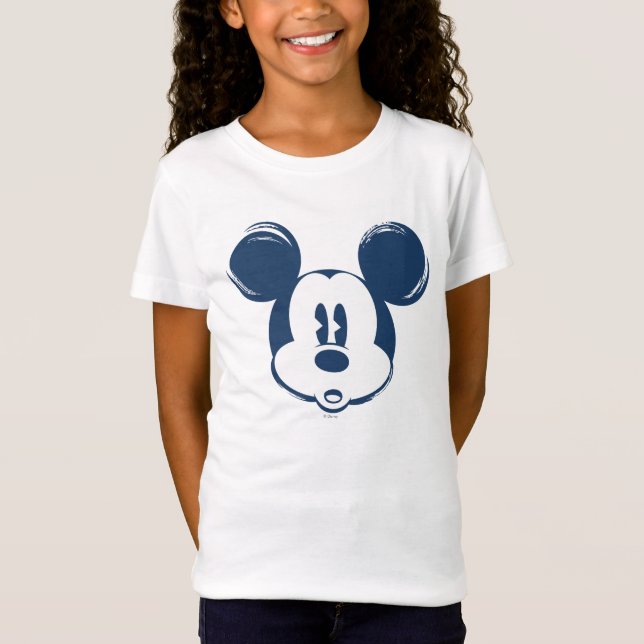 Classic Mickey | Blue Head T-Shirt (Front)