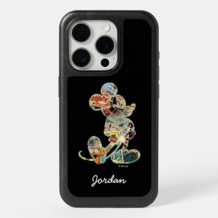 Classic Mickey   Comic Silhouette - Add Your Name iPhone 15 Pro Case
