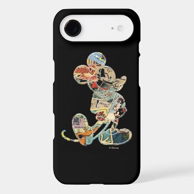 Classic Mickey | Comic Silhouette Case-Mate iPhone Case (Back)