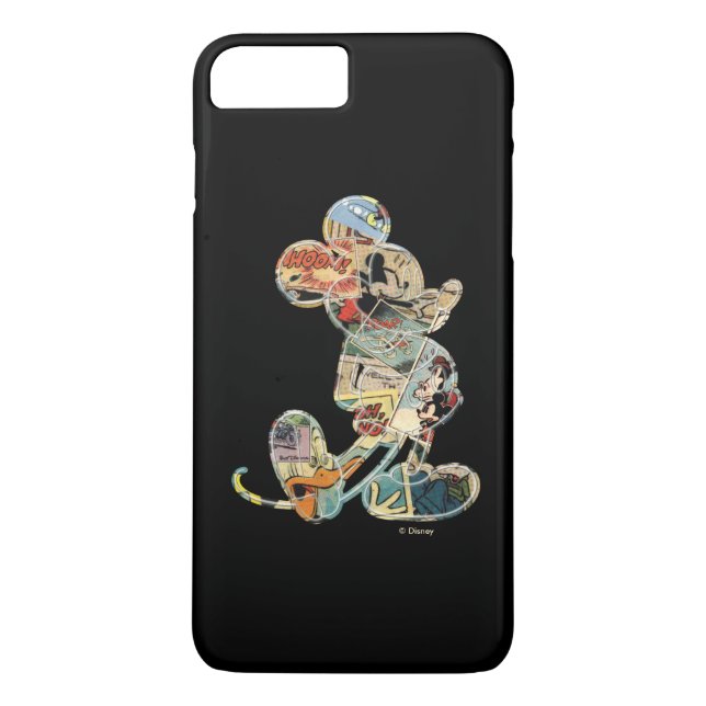 Classic Mickey | Comic Silhouette Case-Mate iPhone Case (Back)