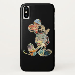Classic Mickey Comic Silhouette iPhone X Case