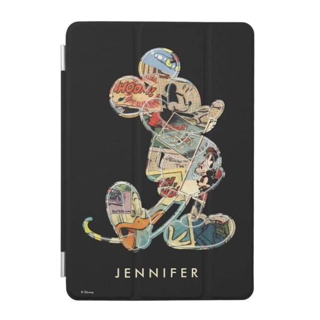 Classic Mickey | Comic Silhouette iPad Mini Cover (Front)