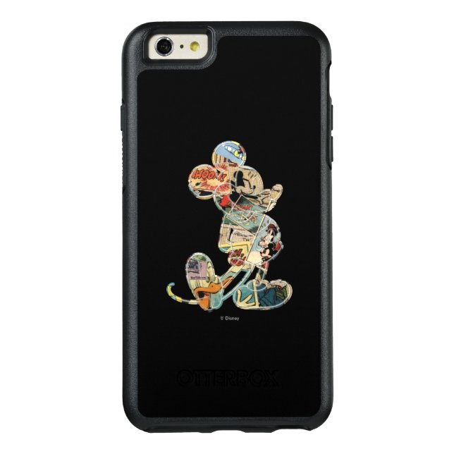 Classic Mickey | Comic Silhouette Otterbox iPhone Case (Back)
