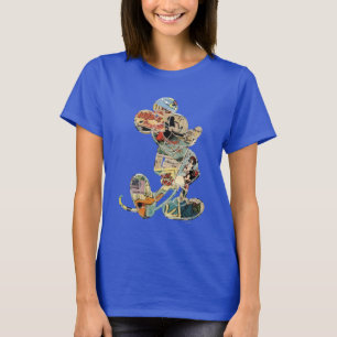 Classic Mickey Comic Silhouette T-Shirt