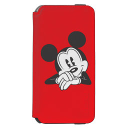 Classic Mickey | Cute Portrait iPhone 6/6s Wallet Case