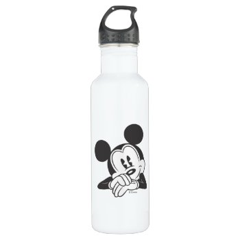 Classic Mickey | Cute Portrait Water Bottle by MickeyAndFriends at Zazzle