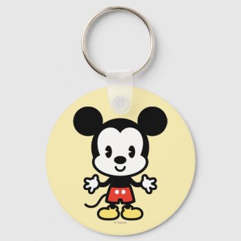 Classic Mickey | Cuties Keychain by MickeyAndFriends at Zazzle