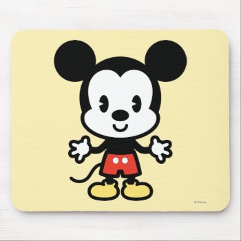 Classic Mickey | Cuties Mouse Pad by MickeyAndFriends at Zazzle