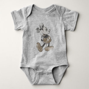 Classic Mickey Distressed Baby Bodysuit
