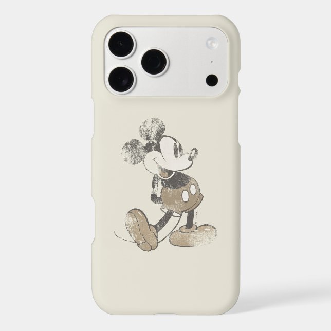 Classic Mickey | Distressed Case-Mate iPhone Case (Back)