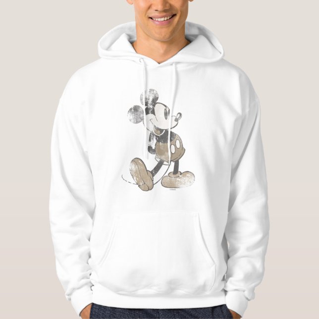 Classic Mickey | Distressed Hoodie (Front)