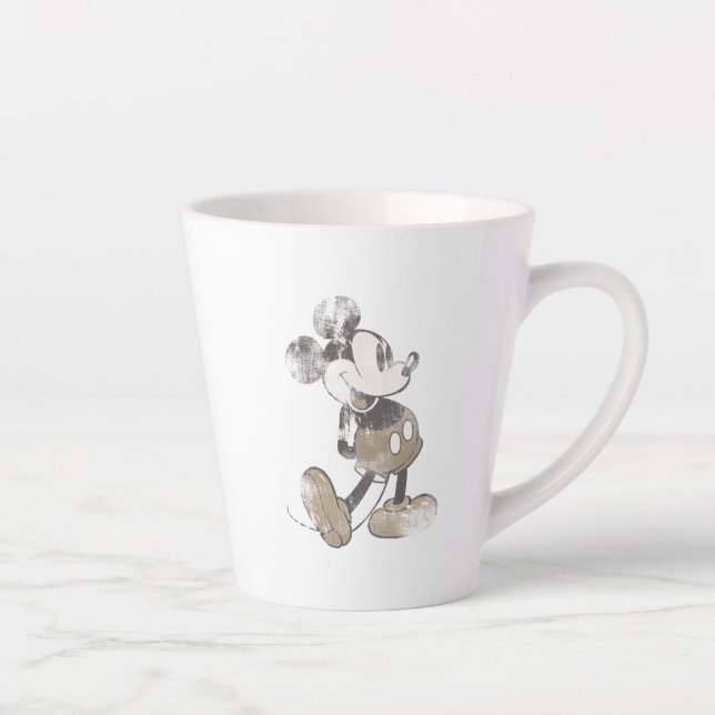 Classic Mickey | Distressed Latte Mug (Right)