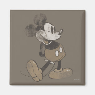 Classic Mickey Distressed Magnet