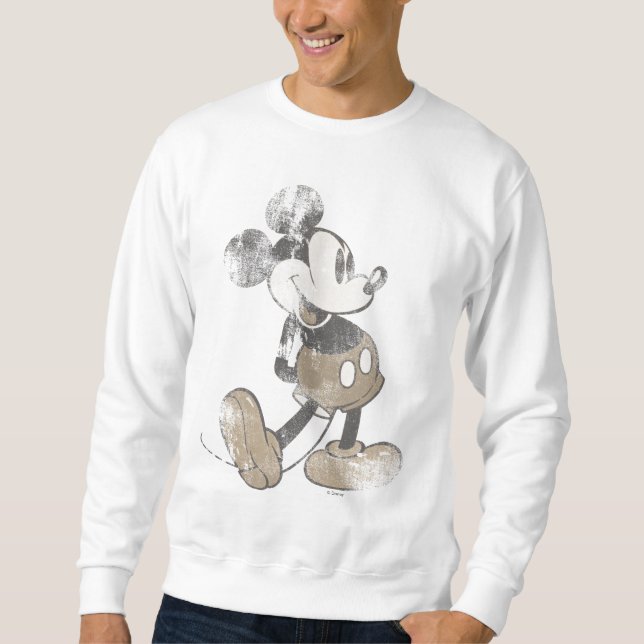 Classic Mickey | Distressed Sweatshirt (Front)