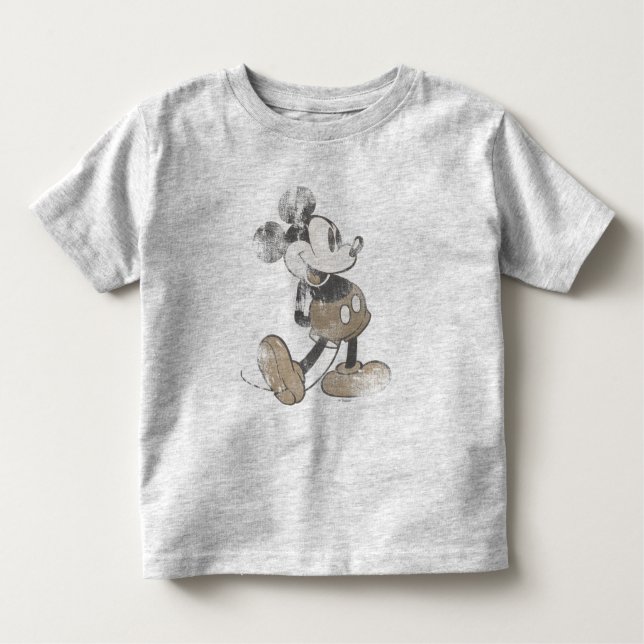 Classic Mickey | Distressed Toddler T-shirt (Front)
