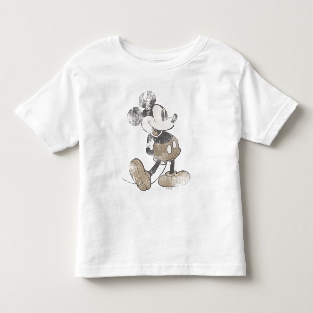 Classic Mickey | Distressed Toddler T-shirt (Front)