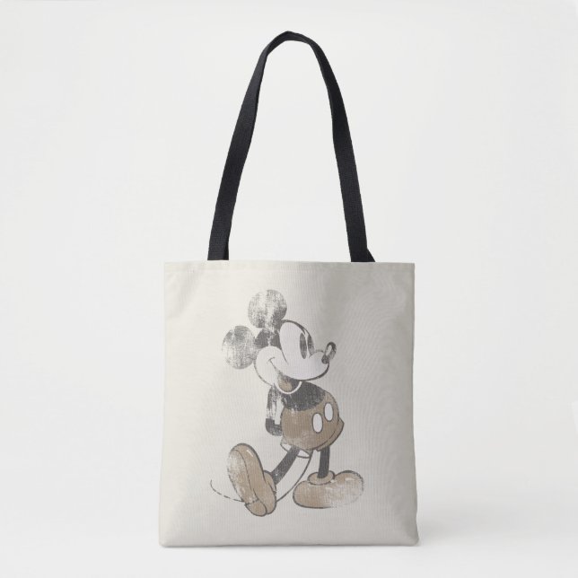 Classic Mickey | Distressed Tote Bag (Front)