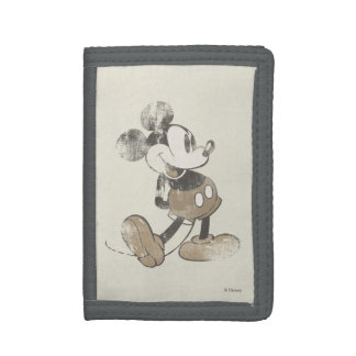Classic Mickey | Distressed Tri-fold Wallets