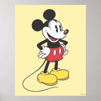 Vintage Mickey Mouse Posters | Zazzle