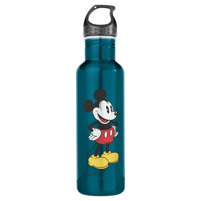 Classic Mickey | Hands on Hips Stainless Steel Water Bottle (Front)