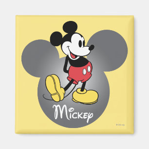 Classic Mickey   Head Icon Magnet