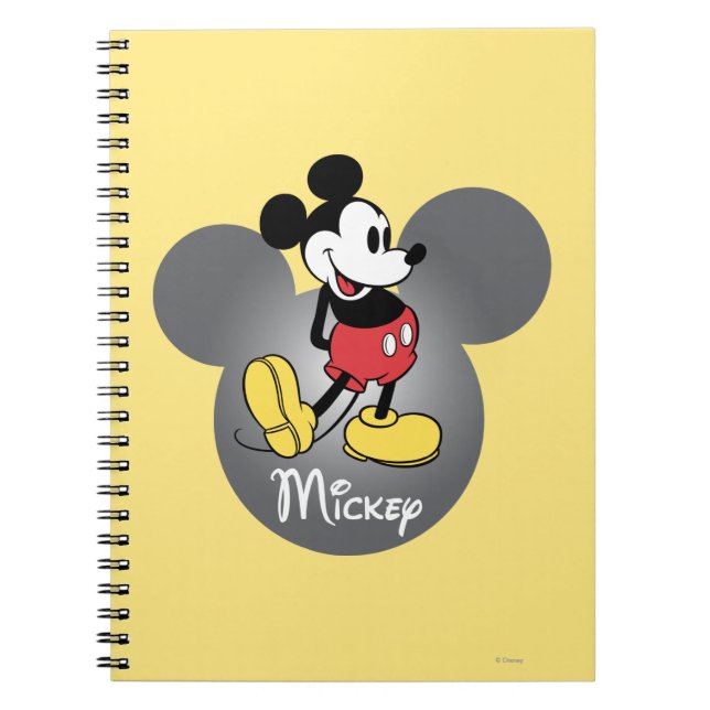 Classic Mickey | Head Icon Notebook (Front)