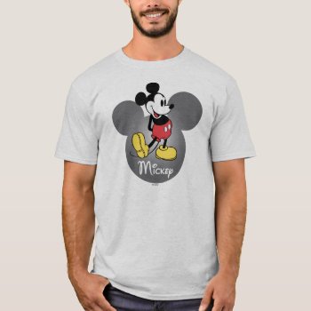 Classic Mickey | Head Icon T-shirt by MickeyAndFriends at Zazzle