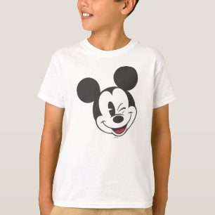 Classic Mickey   Head Tilt Wink T-Shirt