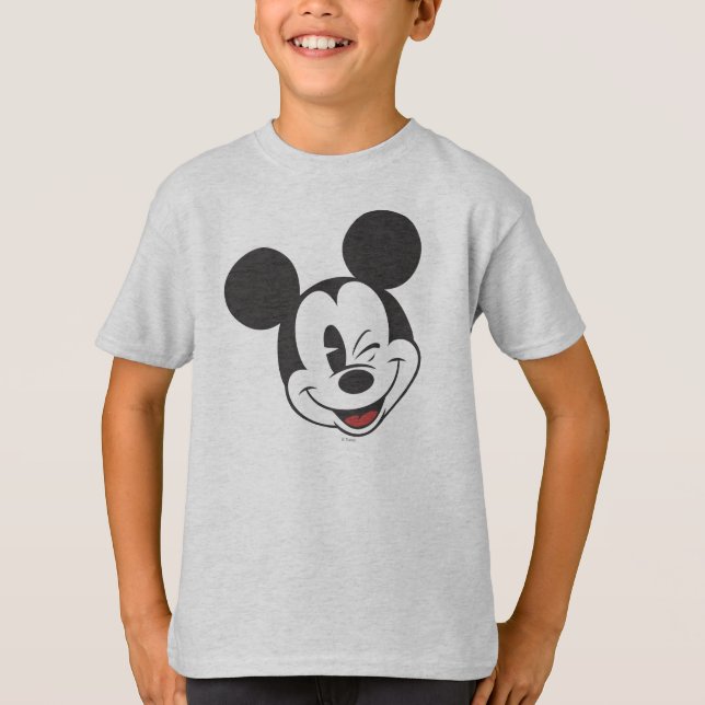Classic Mickey | Head Tilt Wink T-Shirt (Front)