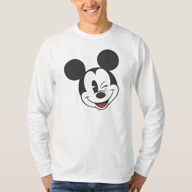 Classic Mickey | Head Tilt Wink T-Shirt (Front)