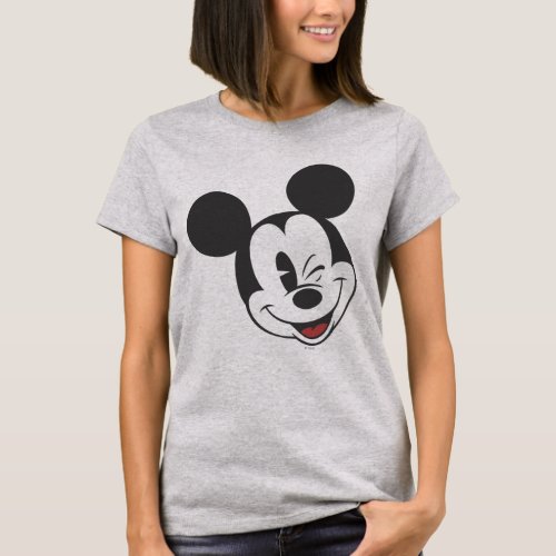 Classic Mickey  Head Tilt Wink T_Shirt